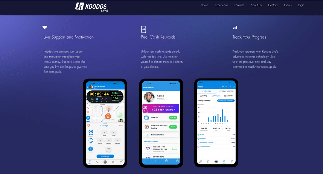 Koodos website screenshot 5